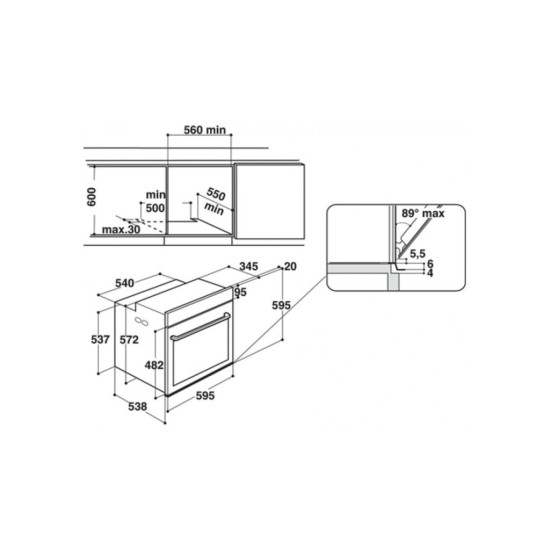 Духовой шкаф Whirlpool W7OM44S1C Духовой шкаф Whirlpool W7OM44S1C
