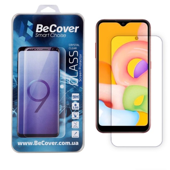 Скло захисне BeCover Samsung Galaxy A01 SM-A015 Crystal Clear Glass (704667) Скло захисне BeCover Samsung Galaxy A01 SM-A015 Crystal Clear Glass (704667)