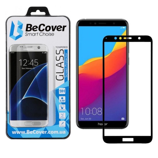 Скло захисне BeCover Honor 7A Pro Black (702450) Скло захисне BeCover Honor 7A Pro Black (702450)