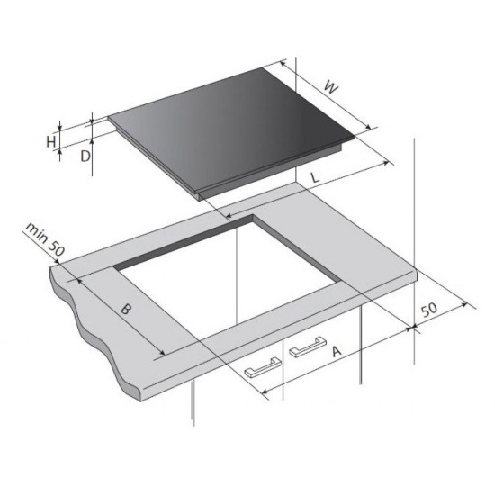 Варочная поверхность Pyramida IH X 642 BZF Варочная поверхность Pyramida IH X 642 BZF