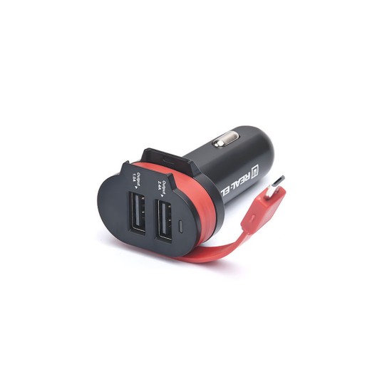 Зарядний пристрій REAL-EL CA-35 black (EL123160012) Зарядний пристрій REAL-EL CA-35 black (EL123160012)
