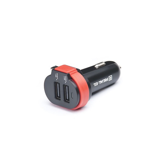 Зарядний пристрій REAL-EL CA-35 black (EL123160012) Зарядний пристрій REAL-EL CA-35 black (EL123160012)