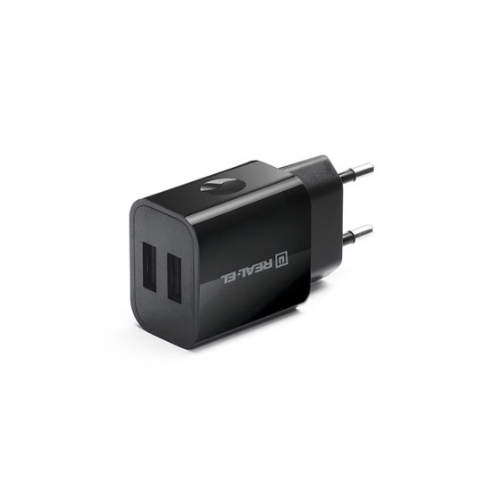 Зарядное устройство REAL-EL CH-210 black (EL123160014) Зарядное устройство REAL-EL CH-210 black (EL123160014)
