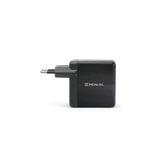 Зарядний пристрій REAL-EL CH-350 black (EL123160017) Зарядний пристрій REAL-EL CH-350 black (EL123160017)