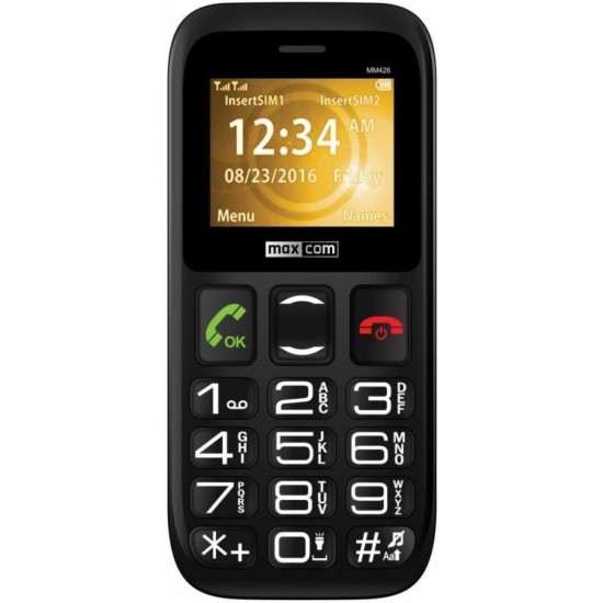Мобільний телефон Maxcom MM426 Black Мобільний телефон Maxcom MM426 Black