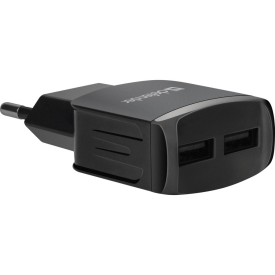 Зарядное устройство Defender EPA-13 black, 2xUSB, 5V/2.1A, package (83840) Зарядное устройство Defender EPA-13 black, 2xUSB, 5V/2.1A, package (83840)