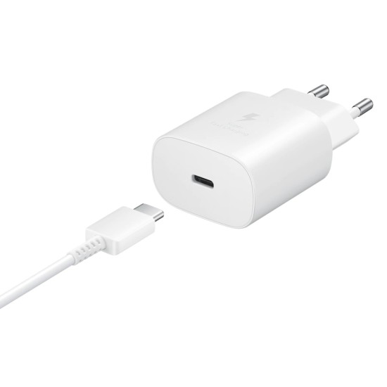 Зарядное устройство Samsung EP-TA800XWEGRU 25W PD3.0 Type-C (White) (EP-TA800XWEGRU) Зарядное устройство Samsung EP-TA800XWEGRU 25W PD3.0 Type-C (White) (EP-TA800XWEGRU)