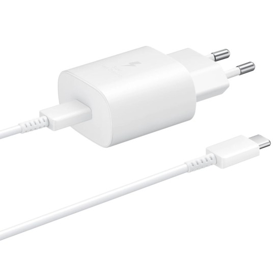 Зарядное устройство Samsung EP-TA800XWEGRU 25W PD3.0 Type-C (White) (EP-TA800XWEGRU) Зарядное устройство Samsung EP-TA800XWEGRU 25W PD3.0 Type-C (White) (EP-TA800XWEGRU)