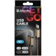 Дата кабель USB 2.0 AM to Micro 5P 1.0m USB08-03T gold Defender (87800) Дата кабель USB 2.0 AM to Micro 5P 1.0m USB08-03T gold Defender (87800)