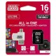 Карта памяти Goodram 16Gb microSDHC class 10 UHS-I (M1A4-0160R12) Карта памяти Goodram 16Gb microSDHC class 10 UHS-I (M1A4-0160R12)
