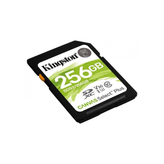 Карта пам'яті Kingston 256GB SDXC class 10 UHS-I U3 Canvas Select Plus (SDS2/256GB) Карта пам'яті Kingston 256GB SDXC class 10 UHS-I U3 Canvas Select Plus (SDS2/256GB)