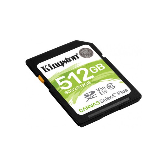 Карта памяти Kingston 512GB SDXC class 10 UHS-I U3 Canvas Select Plus (SDS2/512GB) Карта памяти Kingston 512GB SDXC class 10 UHS-I U3 Canvas Select Plus (SDS2/512GB)
