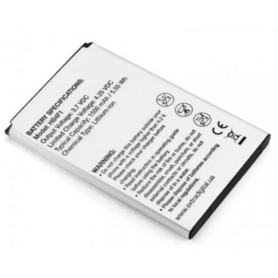 Аккумуляторная батарея Extradigital Huawei HB4F1 1500 mAh (BMH6434) Аккумуляторная батарея Extradigital Huawei HB4F1 1500 mAh (BMH6434)