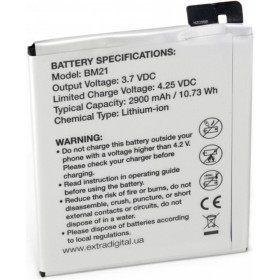 Аккумуляторная батарея Extradigital Xiaomi Mi Note (BM21) 2900 mAh (BMX6447)