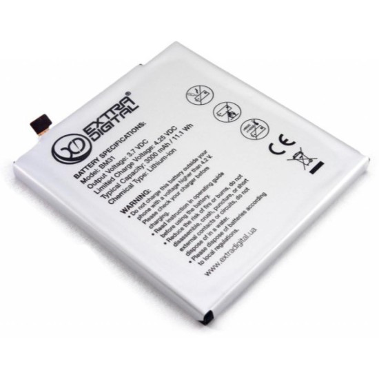 Аккумуляторная батарея Extradigital Xiaomi Mi3 (BM31) 3000 mAh (BMX6444) Аккумуляторная батарея Extradigital Xiaomi Mi3 (BM31) 3000 mAh (BMX6444)