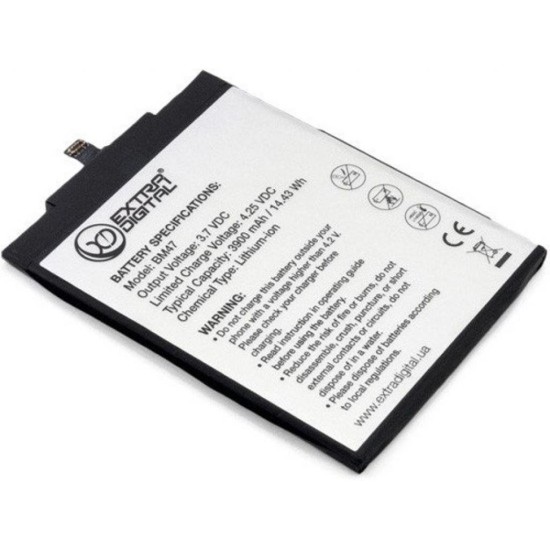 Аккумуляторная батарея Extradigital Xiaomi Redmi 3 (BM47) 3900 mAh (BMX6451) Аккумуляторная батарея Extradigital Xiaomi Redmi 3 (BM47) 3900 mAh (BMX6451)