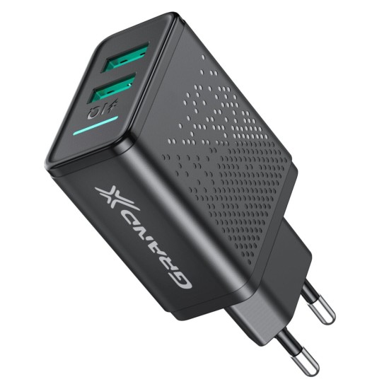 Зарядний пристрій Grand-X CH-60 2USB 5V 3,1A (CH-60) Зарядний пристрій Grand-X CH-60 2USB 5V 3,1A (CH-60)