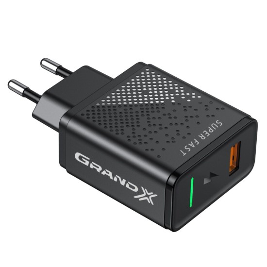 Зарядное устройство Grand-X Fast Charge 3-в-1 Quick Charge 3.0, FCP, AFC, 18W CH-650 (CH-650) Зарядное устройство Grand-X Fast Charge 3-в-1 Quick Charge 3.0, FCP, AFC, 18W CH-650 (CH-650)