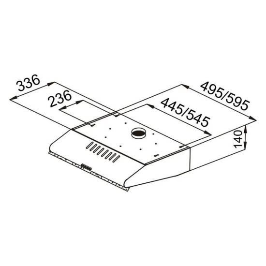 Вытяжка кухонная Pyramida MHX 60 IV Вытяжка кухонная Pyramida MHX 60 IV