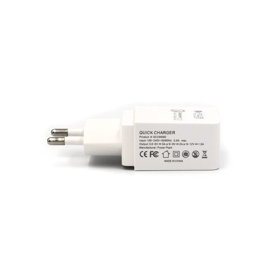 Зарядное устройство PowerPlant Qualcomm Quick Charge 3.0 (SC230082) Зарядное устройство PowerPlant Qualcomm Quick Charge 3.0 (SC230082)