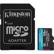 Карта памяти Kingston 128GB microSDXC class 10 UHS-I U3 A2 Canvas Go Plus (SDCG3/128GB)