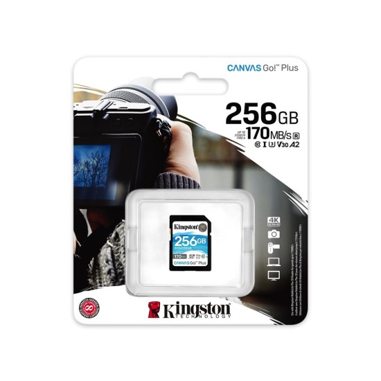 Карта памяти Kingston 256GB SDXC class 10 UHS-I U3 Canvas Go Plus (SDG3/256GB) Карта памяти Kingston 256GB SDXC class 10 UHS-I U3 Canvas Go Plus (SDG3/256GB)