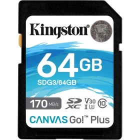 Карта памяти Kingston 64GB SDXC class 10 UHS-I U3 Canvas Go Plus (SDG3/64GB)