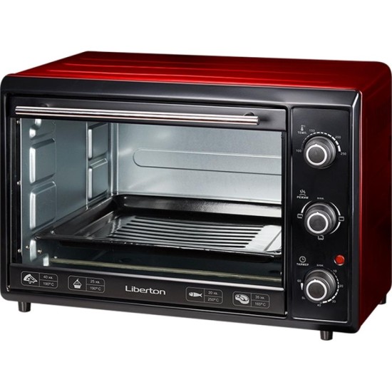 Електропіч Liberton LEO-400 Red Електропіч Liberton LEO-400 Red