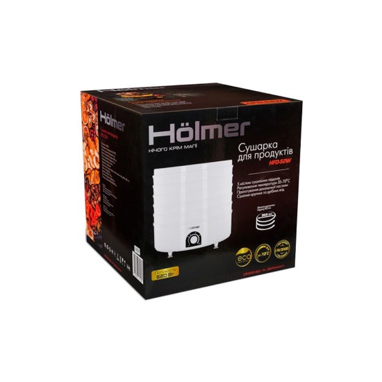 Сушка для овочів та фруктів Hölmer HFD-52W Сушка для овочів та фруктів Hölmer HFD-52W