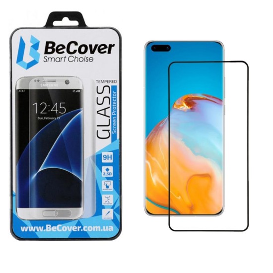 Скло захисне BeCover Huawei P40 Black (704830) Скло захисне BeCover Huawei P40 Black (704830)