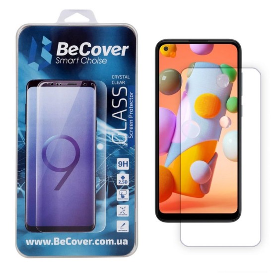 Скло захисне BeCover Samsung Galaxy A11 SM-A115 Crystal Clear Glass (704842) Скло захисне BeCover Samsung Galaxy A11 SM-A115 Crystal Clear Glass (704842)