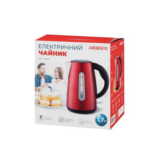 Електрочайник Ardesto EKL-F300R Електрочайник Ardesto EKL-F300R