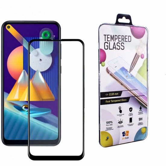 Скло захисне Drobak Samsung Galaxy M11 (Black) (121214) Скло захисне Drobak Samsung Galaxy M11 (Black) (121214)