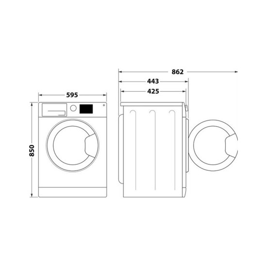 Пральна машина Indesit OMTWSA61053WKEU Пральна машина Indesit OMTWSA61053WKEU