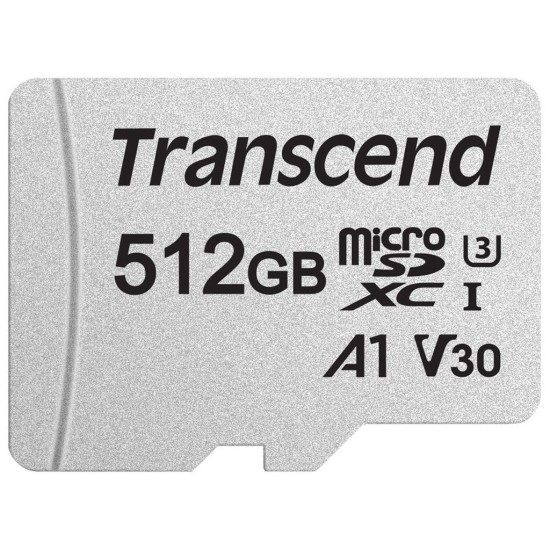 Карта пам'яті Transcend 512GB microSDXC Class 10 U3 (TS512GUSD300S-A) Карта пам'яті Transcend 512GB microSDXC Class 10 U3 (TS512GUSD300S-A)