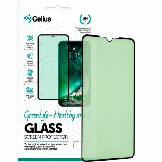 Скло захисне Gelius Green Life for Xiaomi Redmi 9 Black (00000079622) Скло захисне Gelius Green Life for Xiaomi Redmi 9 Black (00000079622)