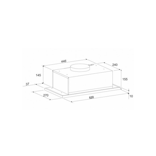 Вытяжка кухонная Eleyus INTO 960 52 WH Вытяжка кухонная Eleyus INTO 960 52 WH