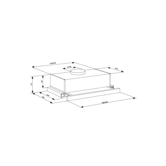 Вытяжка кухонная Eleyus LOTUS 1000 60 BL Вытяжка кухонная Eleyus LOTUS 1000 60 BL