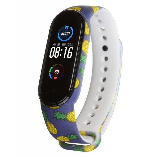 Ремінець до фітнес браслета Armorstandart для Xiaomi Mi Band 5 Pineapple (ARM57014) Ремінець до фітнес браслета Armorstandart для Xiaomi Mi Band 5 Pineapple (ARM57014)