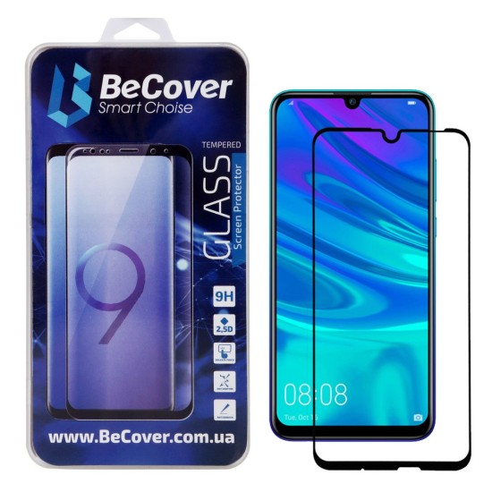 Скло захисне BeCover Full Glue & Cover Huawei P Smart 2019 Black (703136)