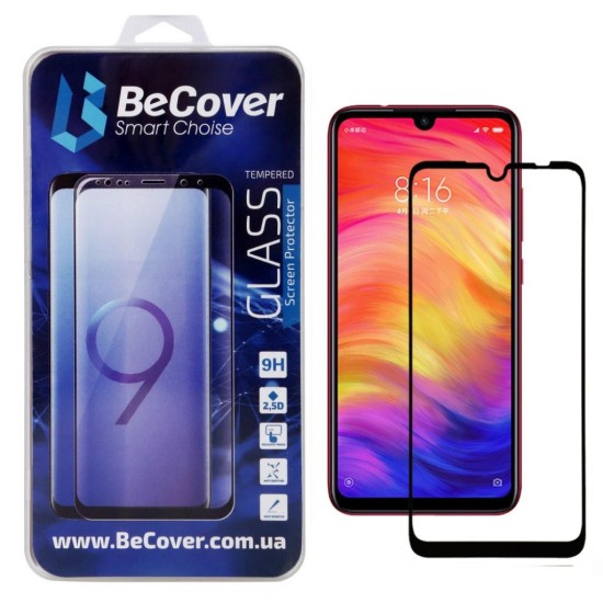Скло захисне BeCover Full Glue & Cover Xiaomi Redmi Note 7 Black (703190) Скло захисне BeCover Full Glue & Cover Xiaomi Redmi Note 7 Black (703190)