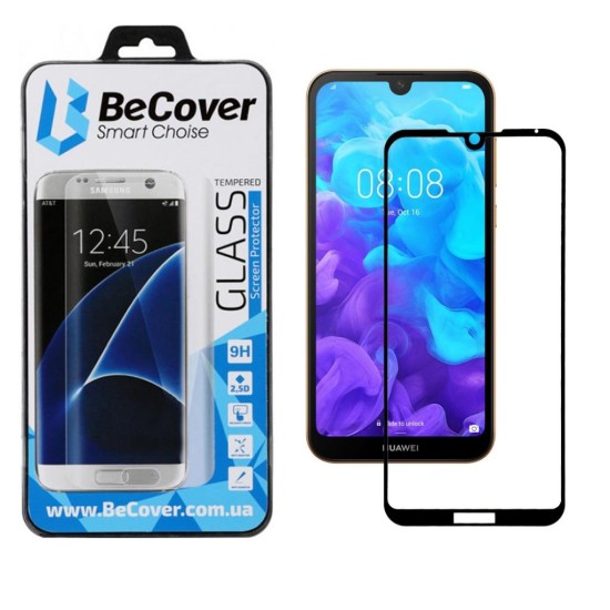 Скло захисне BeCover Huawei Y5 2019 Black (703832) Скло захисне BeCover Huawei Y5 2019 Black (703832)