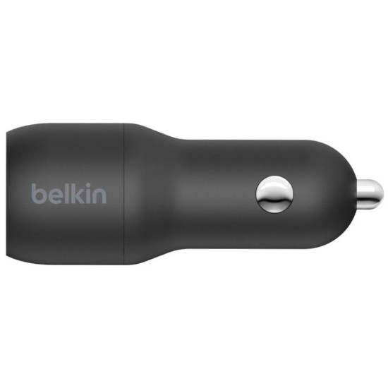 Зарядний пристрій Belkin Car Charger 24W Dual USB-A black (CCB001BTBK) Зарядний пристрій Belkin Car Charger 24W Dual USB-A black (CCB001BTBK)