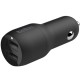 Зарядний пристрій Belkin Car Charger 24W Dual USB-A black (CCB001BTBK) Зарядний пристрій Belkin Car Charger 24W Dual USB-A black (CCB001BTBK)