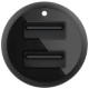 Зарядний пристрій Belkin Car Charger 24W Dual USB-A black (CCB001BTBK) Зарядний пристрій Belkin Car Charger 24W Dual USB-A black (CCB001BTBK)
