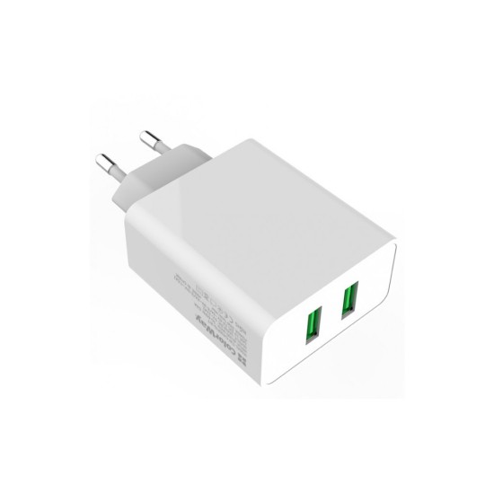 Зарядное устройство ColorWay 2USB Quick Charge 3.0 (36W) (CW-CHS017Q-WT) Зарядное устройство ColorWay 2USB Quick Charge 3.0 (36W) (CW-CHS017Q-WT)