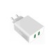 Зарядное устройство ColorWay 2USB Quick Charge 3.0 (36W) (CW-CHS017Q-WT) Зарядное устройство ColorWay 2USB Quick Charge 3.0 (36W) (CW-CHS017Q-WT)