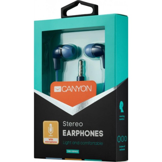 Навушники Canyon Blue (CNS-CEPM02BL) Навушники Canyon Blue (CNS-CEPM02BL)
