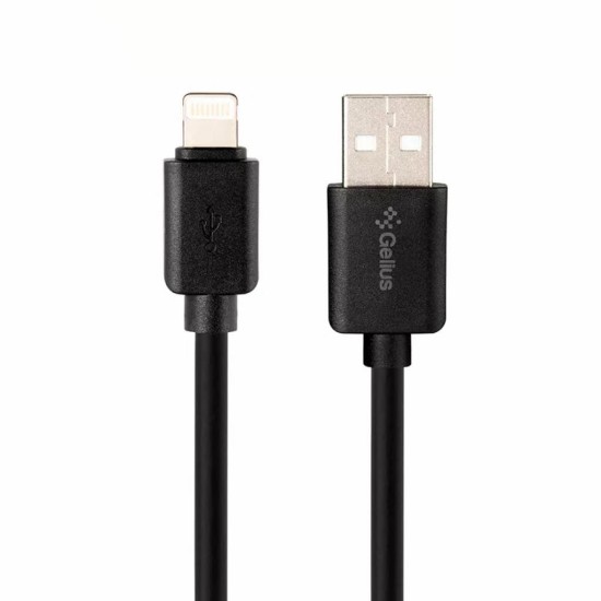 Зарядное устройство Gelius Ultra Voyager GU-CC02 2USB 2.4A + Cable iPhone X Black (00000077716)