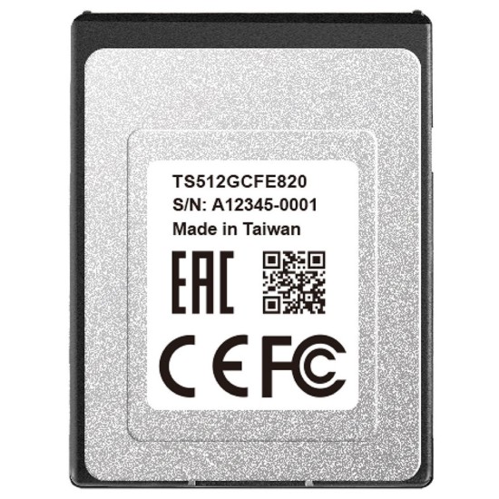 Карта памяти Transcend 512GB CFExpress 820 Type B (TS512GCFE820) Карта памяти Transcend 512GB CFExpress 820 Type B (TS512GCFE820)
